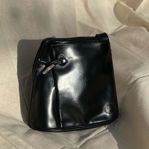 Longchamp Roseau Leather Bucket Bag with Toggle